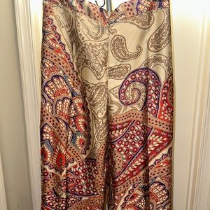 NWT Zara Printed Pants Multi Colored High Waisted